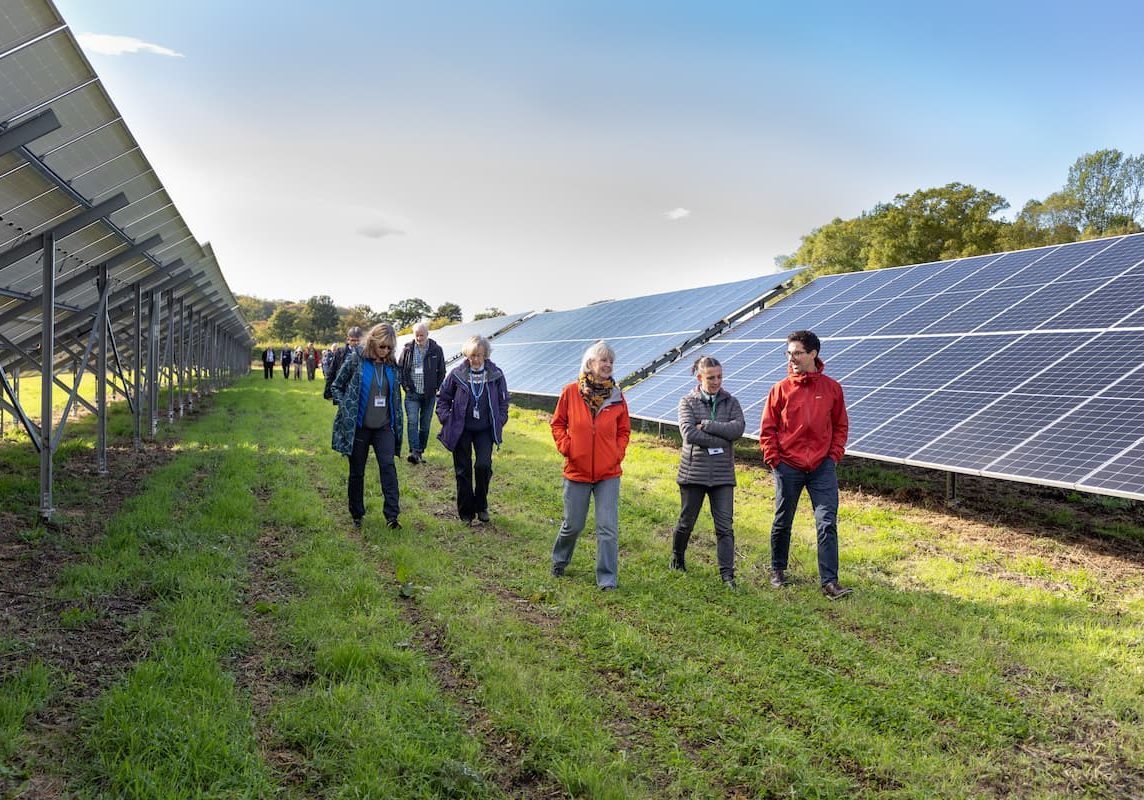 A solar tour of Dundee Renewable Energy Society's solar meadow 